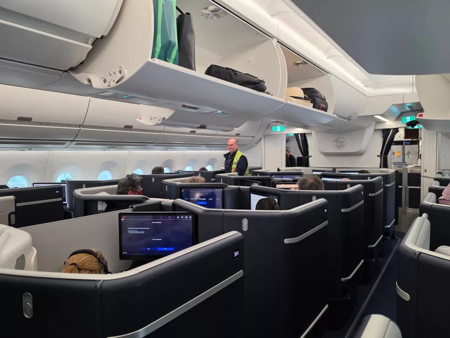 Cabine en classe affaires