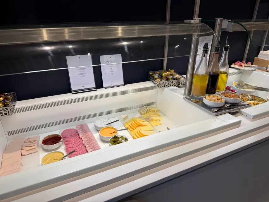 Les plats proposés dans le salon