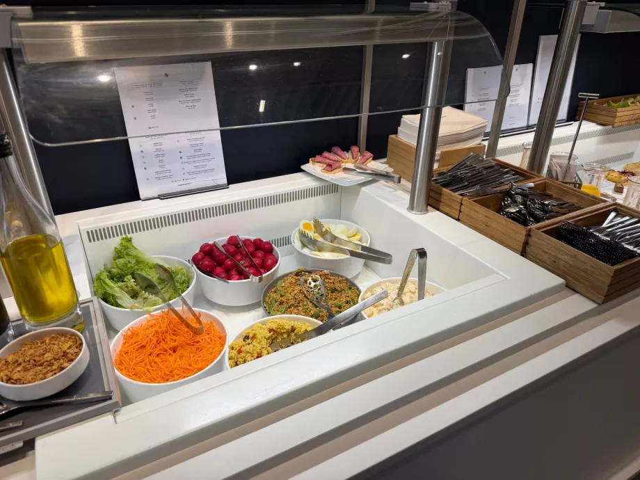 Les plats proposés dans le salon