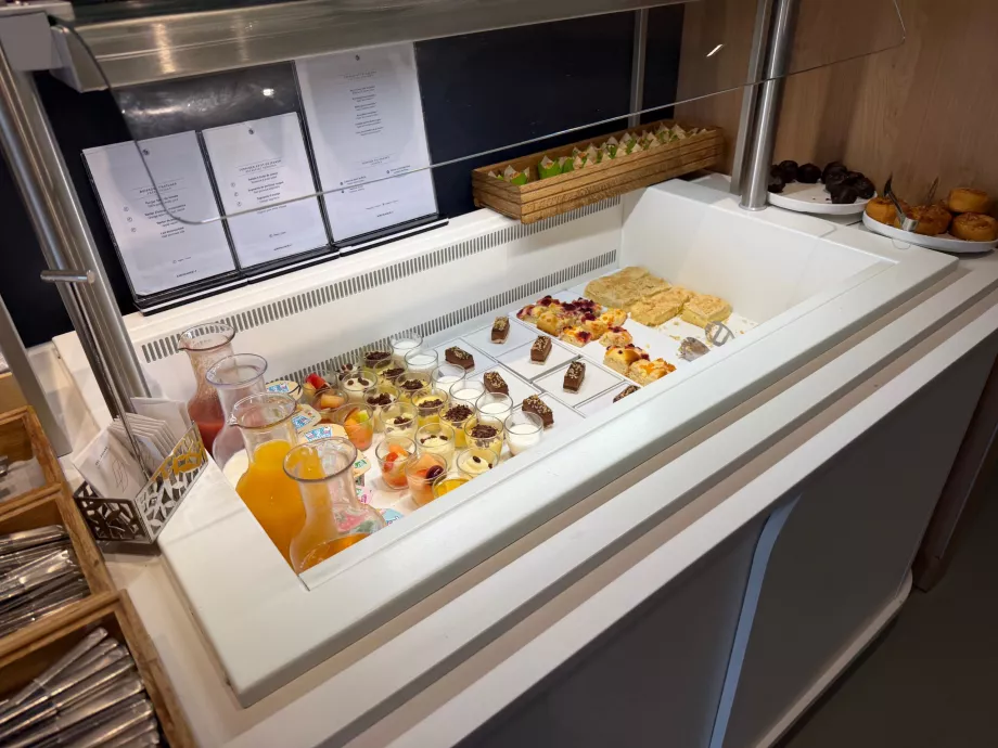 Les plats proposés dans le salon