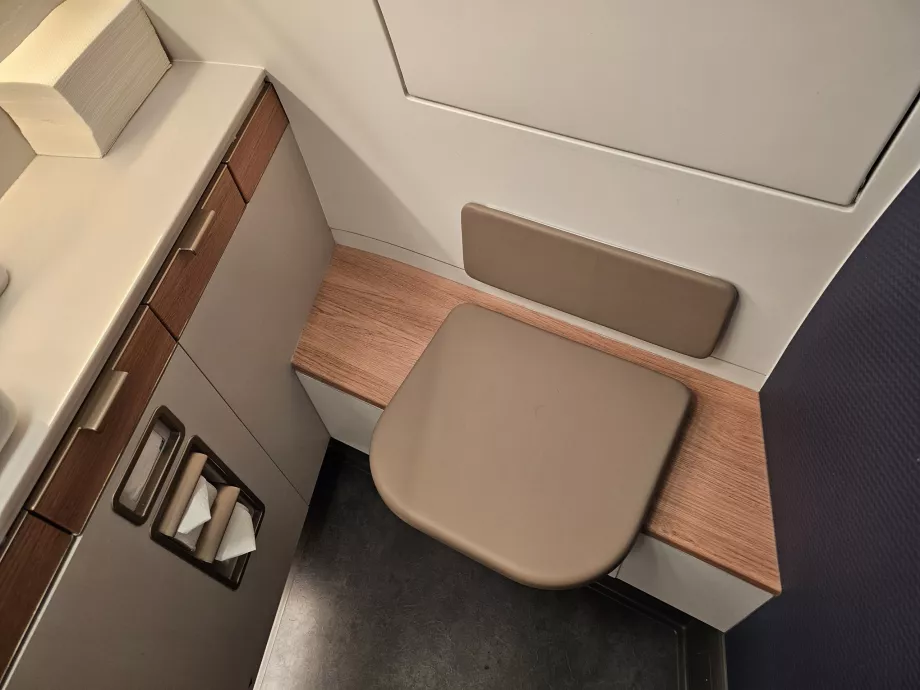 Toilettes pour les passagers de première classe