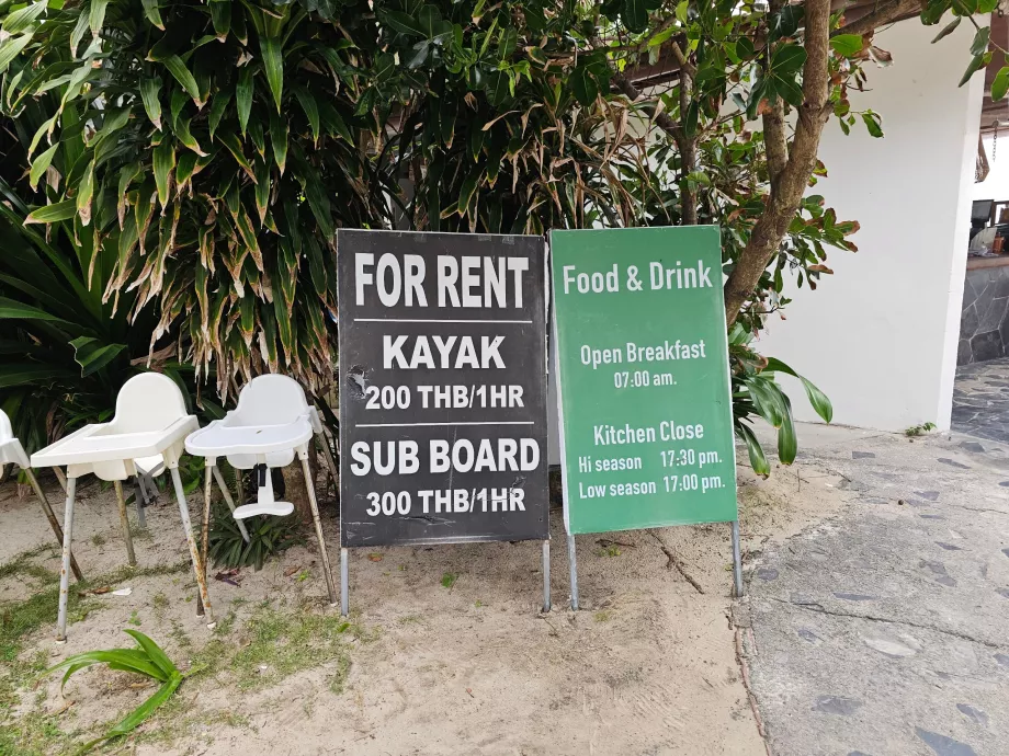 Silver Beach, sports nautiques