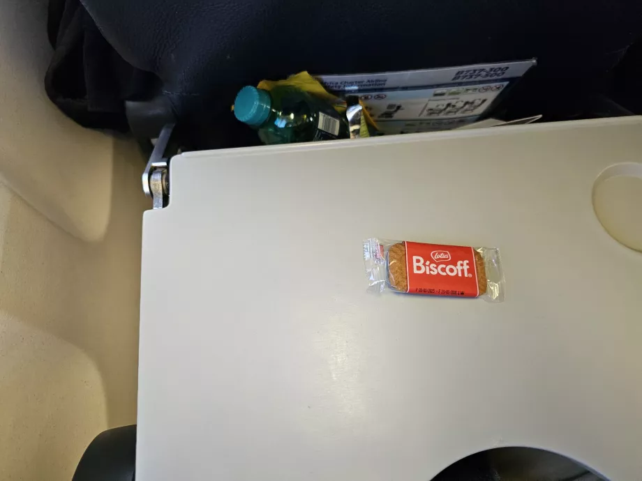 Biscuit avant l'atterrissage