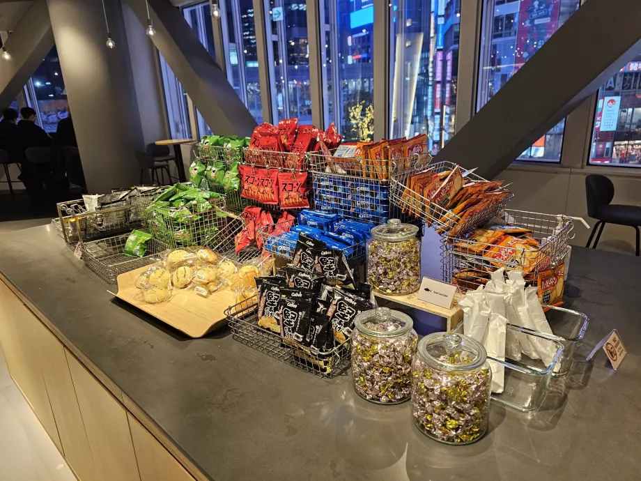 Salon de partage, rafraîchissements