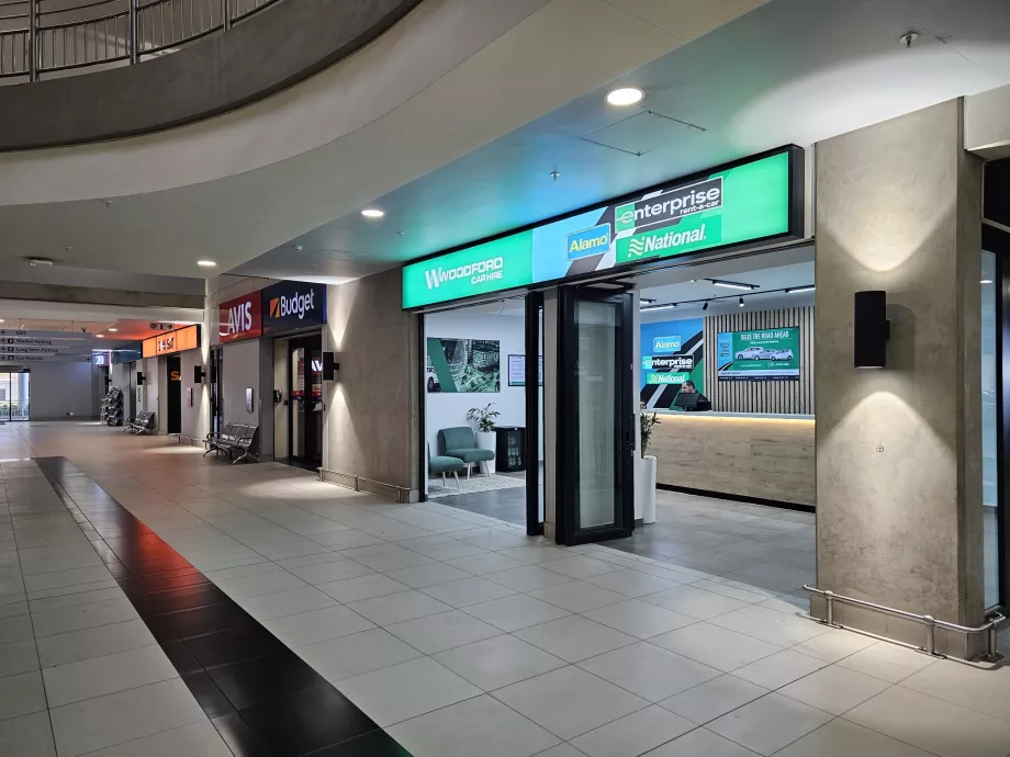 Comptoirs de location de voitures