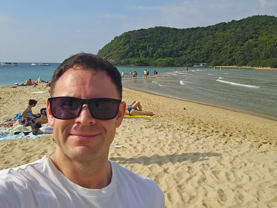 Moi sur la plage de Ko Ma