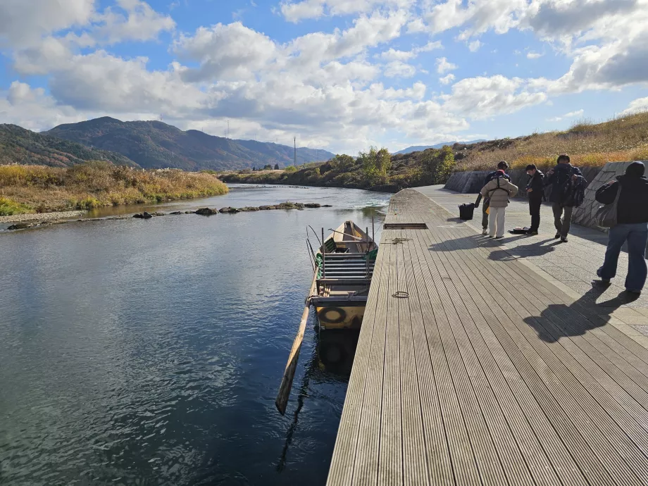 Embarquement à bord du navire