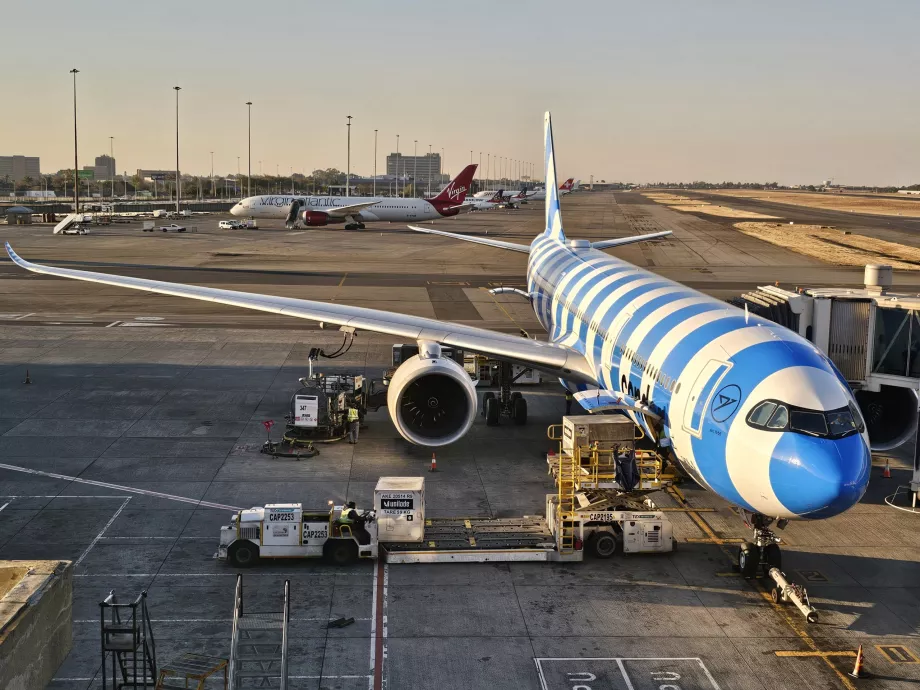 Airbus A330-900 à l'aéroport de Johannesburg