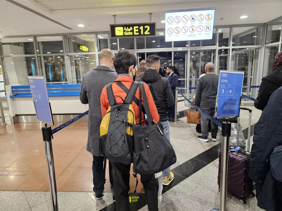 Embarquement par zone