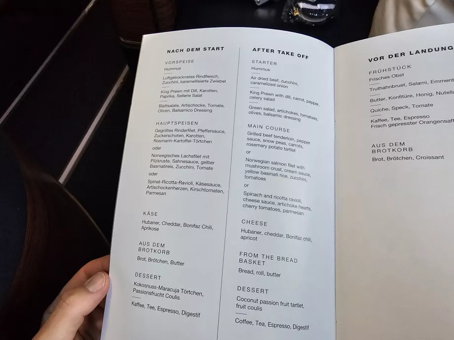 Plat principal au menu