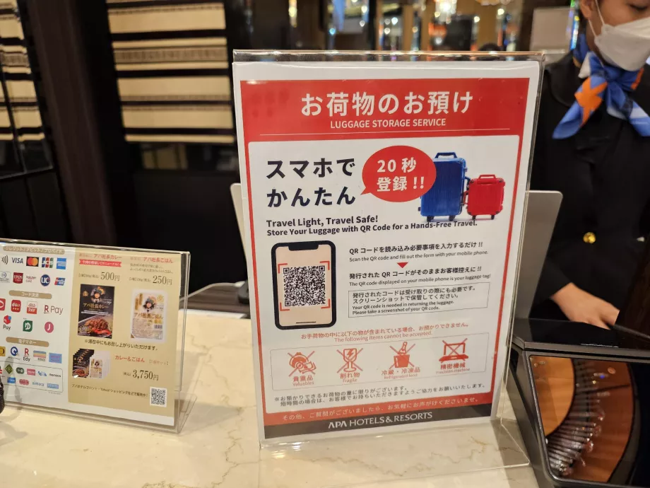 Stockage des bagages