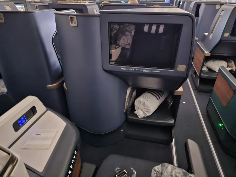Espace pour les jambes pour un siège standard