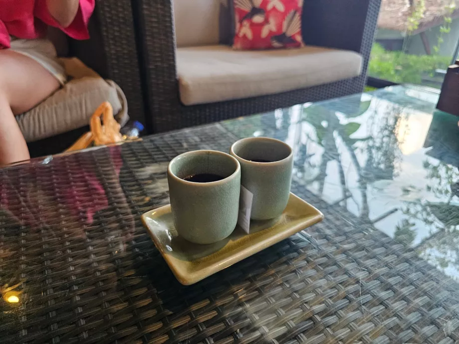 Boisson de bienvenue