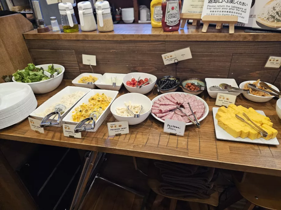 Petit déjeuner - menu froid