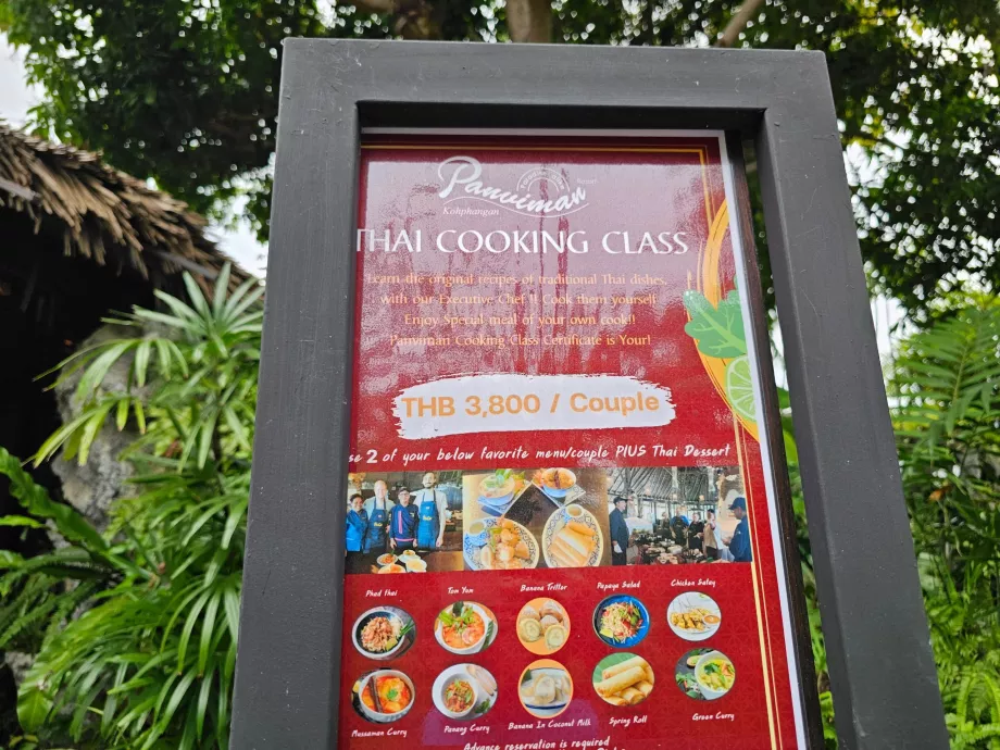 Offre de cours de cuisine