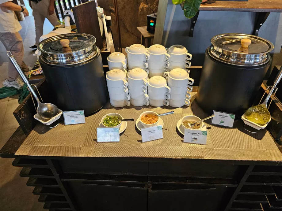 Petit-déjeuner : soupes