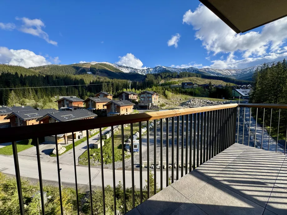Vue panoramique depuis le balcon en face de la chambre à coucher