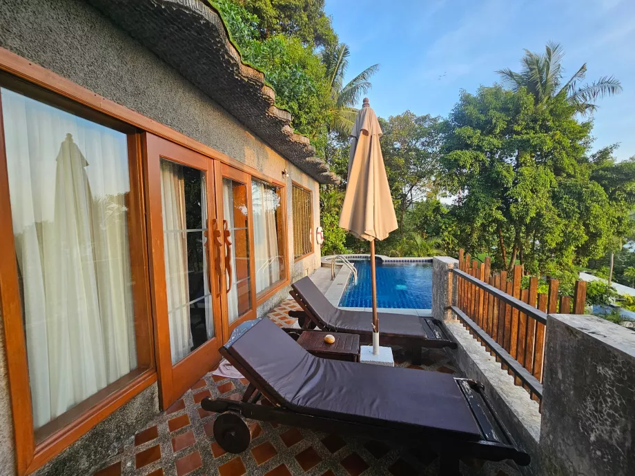 Terrasse de notre villa