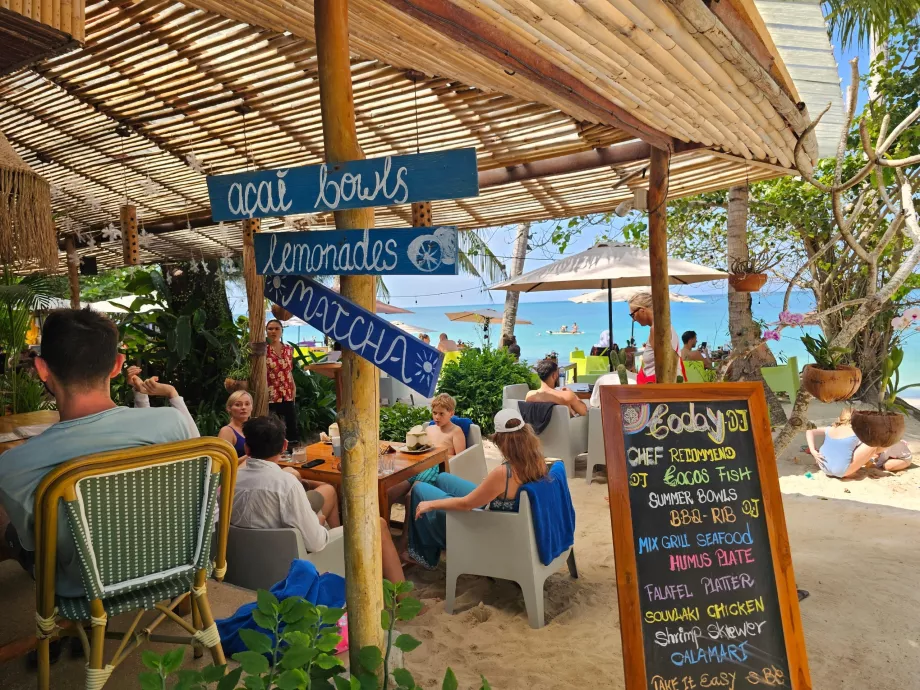 Restaurants sur Secret Beach