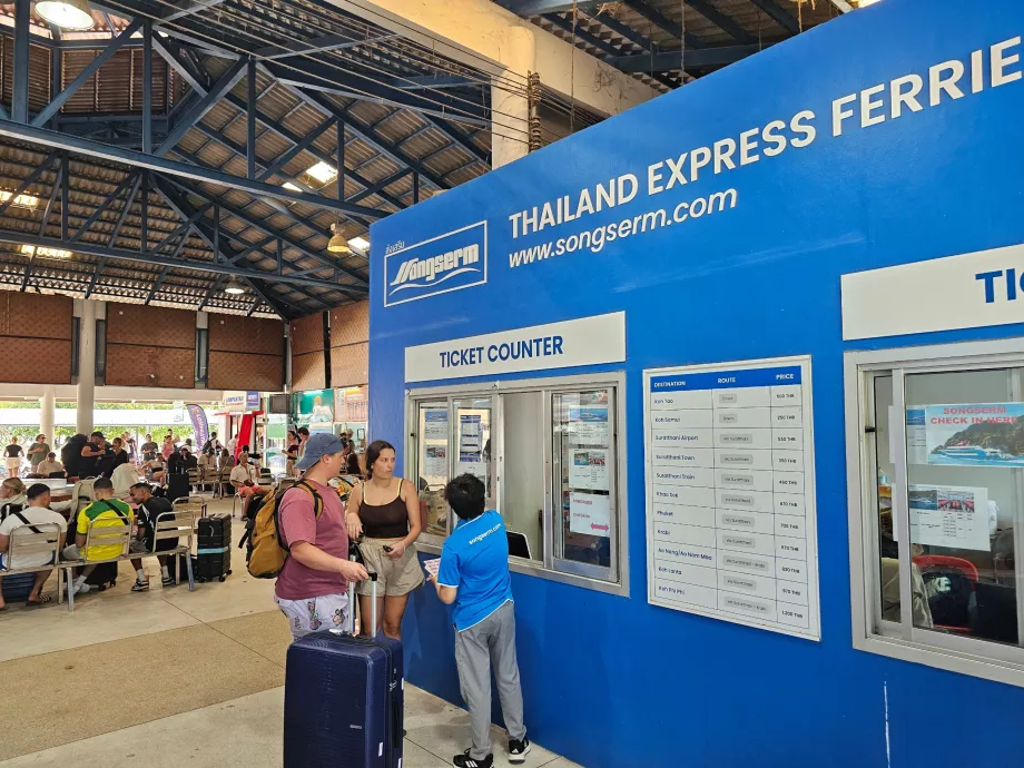 Quai de Thong Sala, billetterie