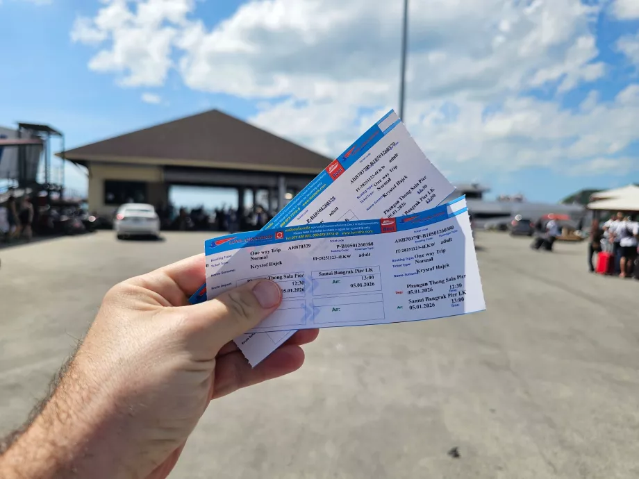 Billet de ferry Koh Phangan - Koh Samui