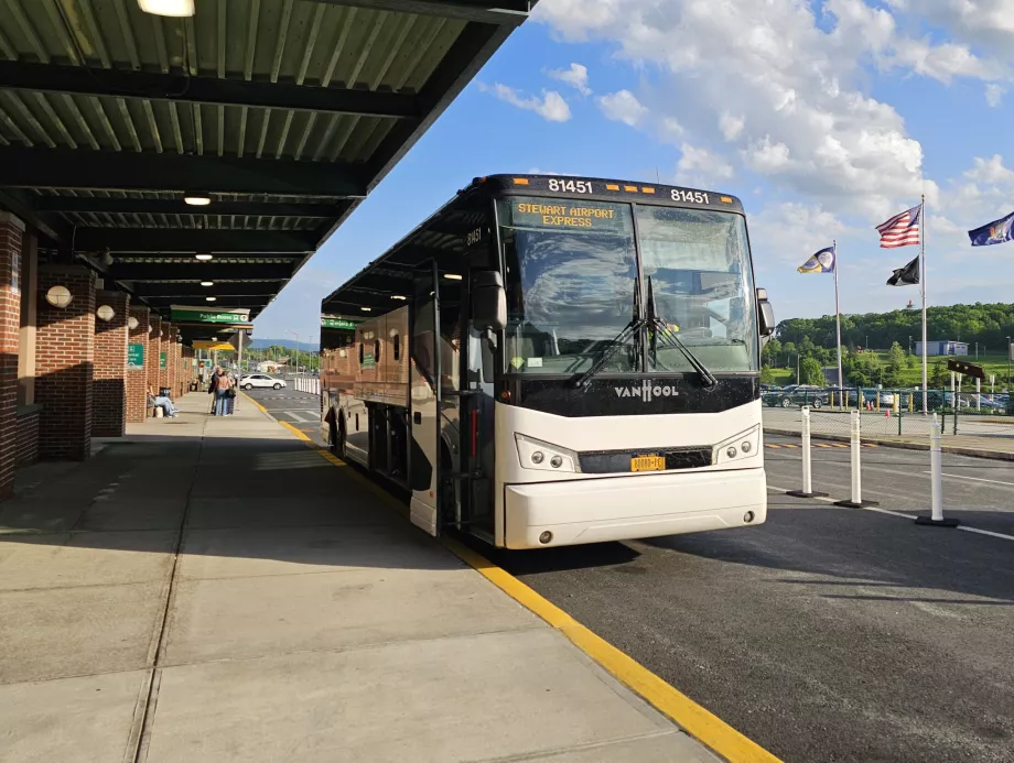 Megabus vers le centre de New York