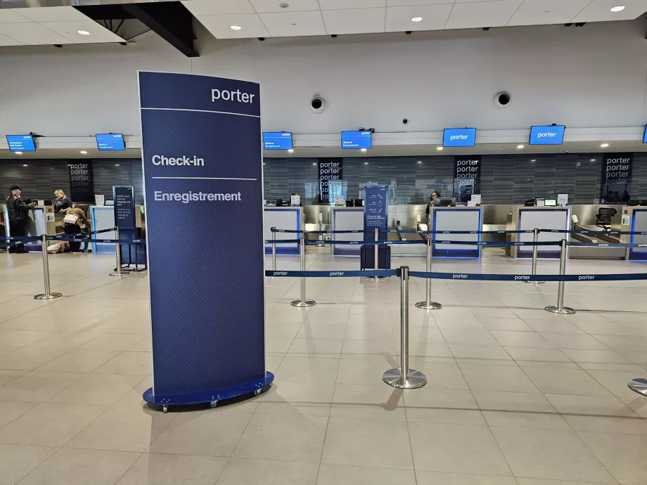Enregistrement sur Porter Airlines