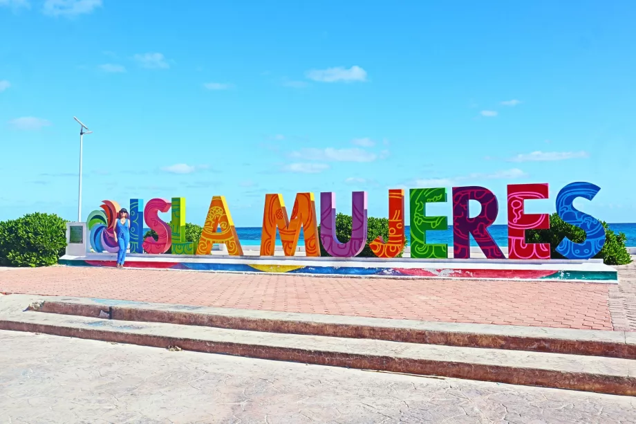 Panneau « Isla Mujeres »