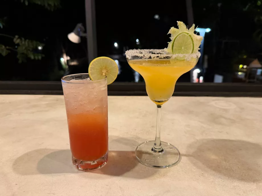 Cocktail pendant le dîner