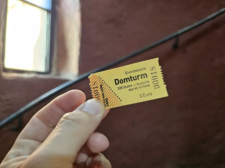 Billet d'entrée à la tour