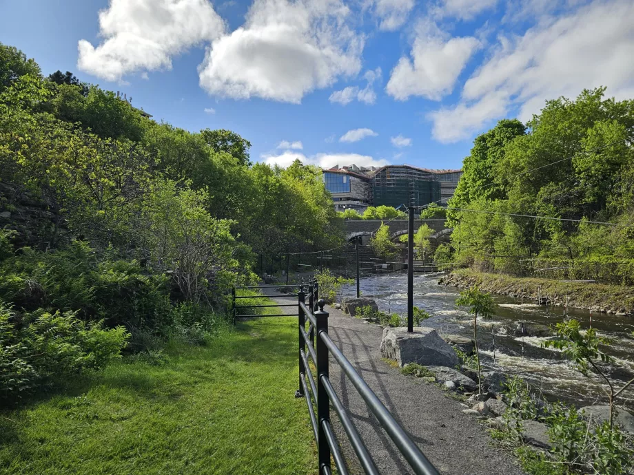 Canal de fuite de la station de pompage