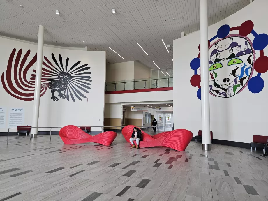Zone publique de l'aéroport d'Iqaluit