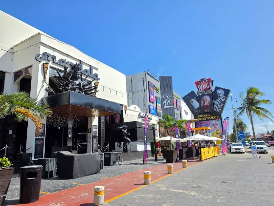 Les clubs de Punta Cancún