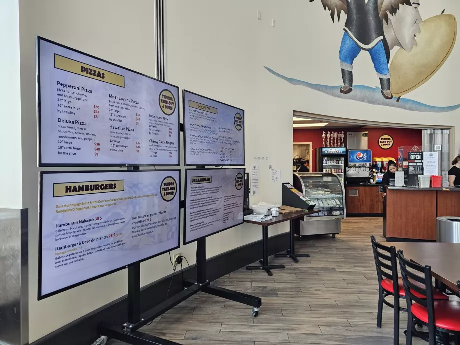Restaurant dans l'espace public