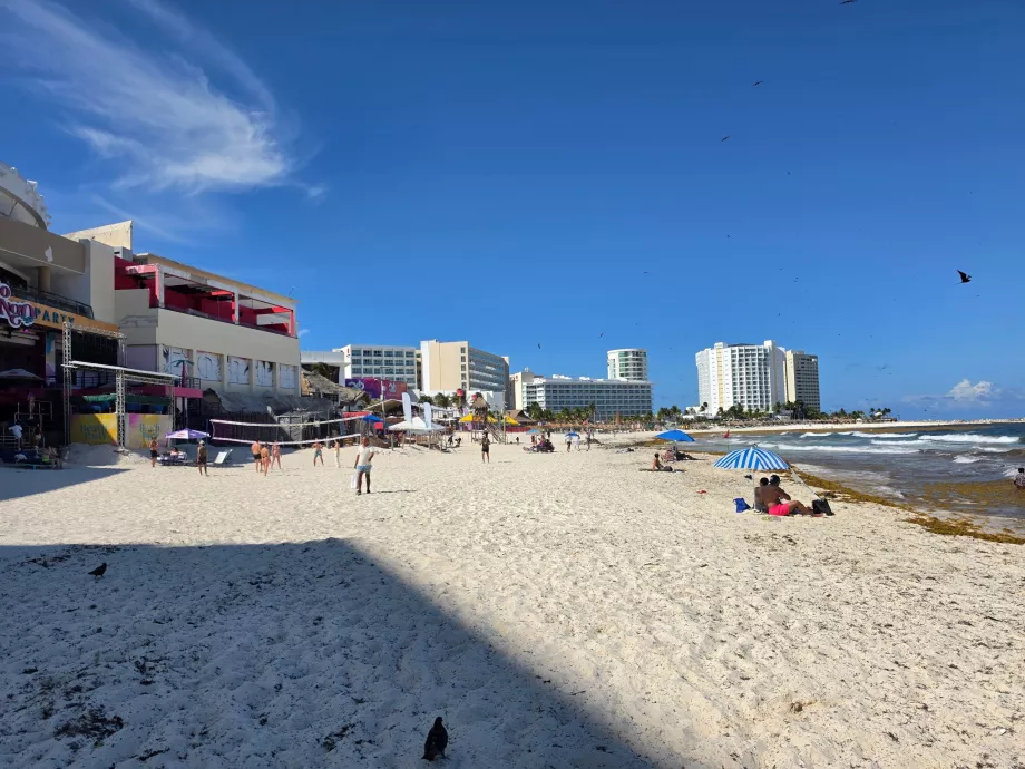 La Playa Gaviota Azul, en face du Coco Bongo