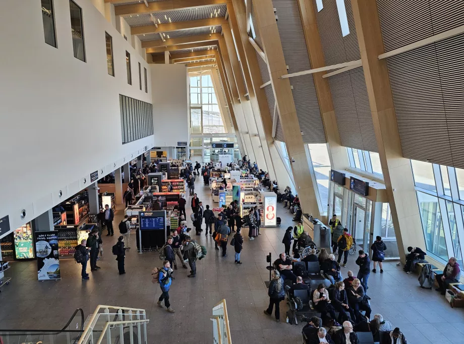 Zone de transit de l'aéroport de Nuuk