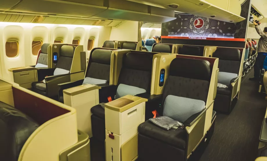 Classe affaires avec Turkish Airlines