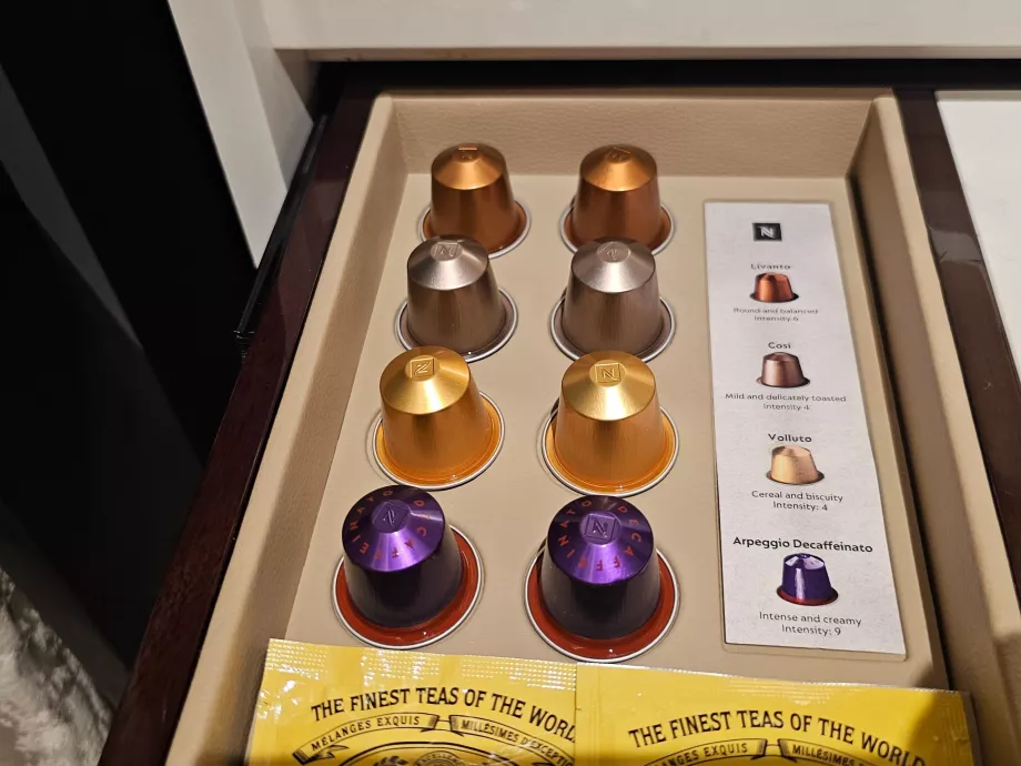 Capsules pour la machine à café