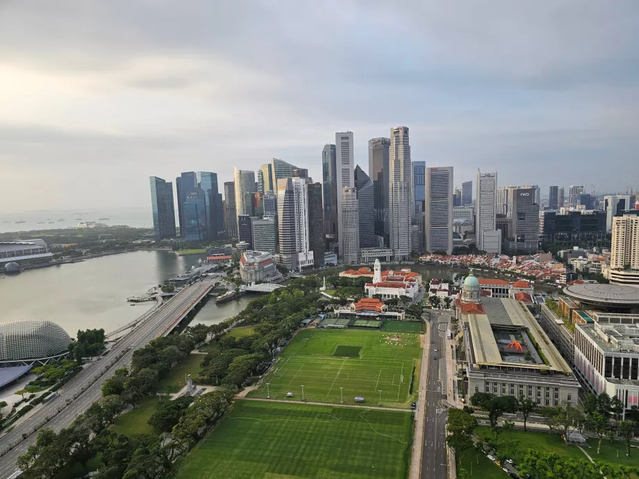 Vue du centre-ville depuis la chambre