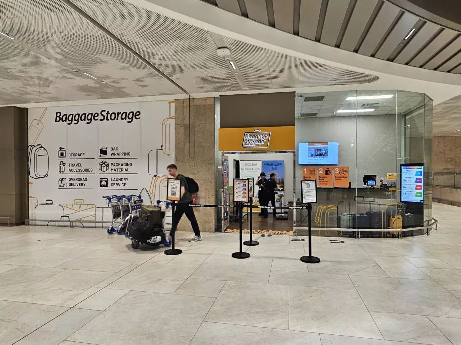Entreposage des bagages, Terminal 2