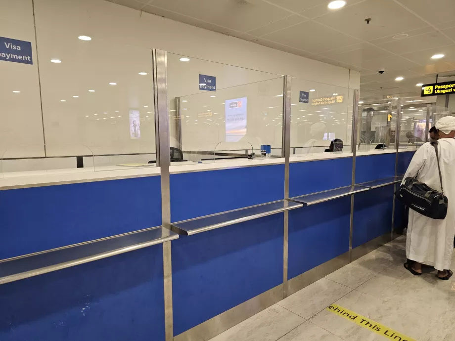 Obstacles au paiement des visas à l'arrivée