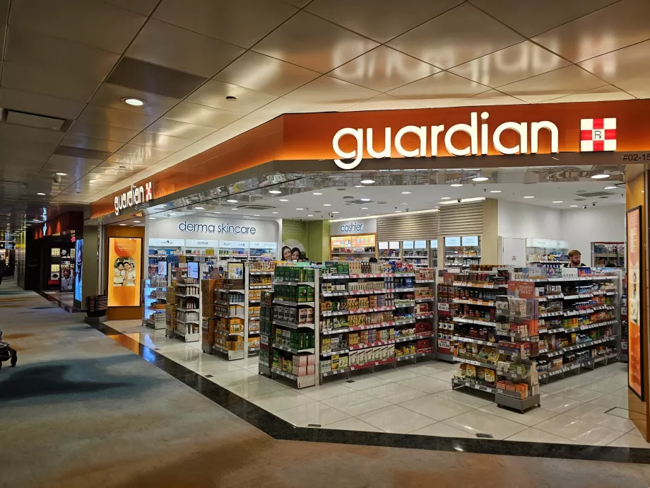 Pharmacie, Terminal 2, zone de transit