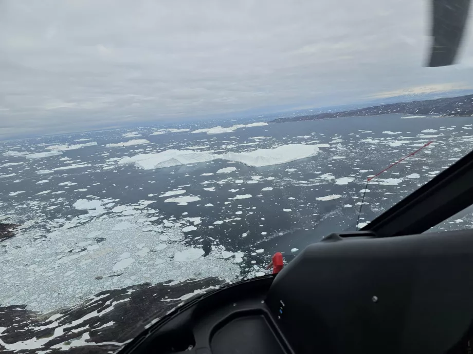 Excursion en hélicoptère à Kangia