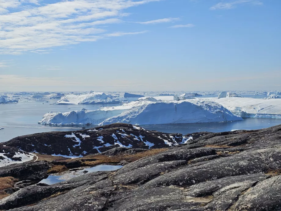 Icefiord, vue depuis la route jaune