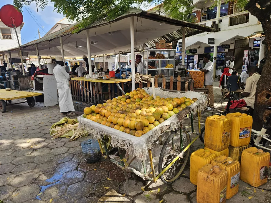 Darajani Souk, cuisine de rue