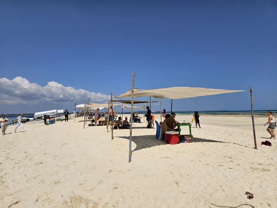 Banc de sable de Nakupenda