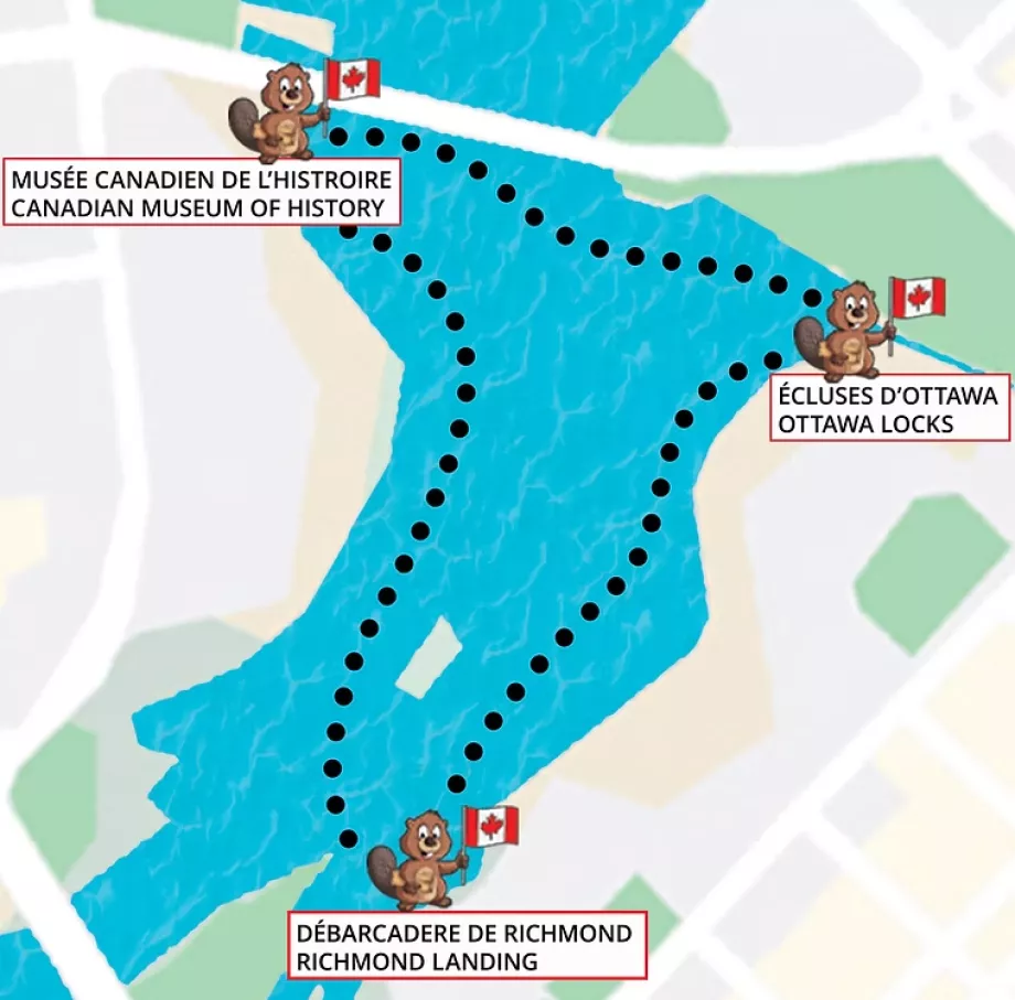 Carte des taxis nautiques