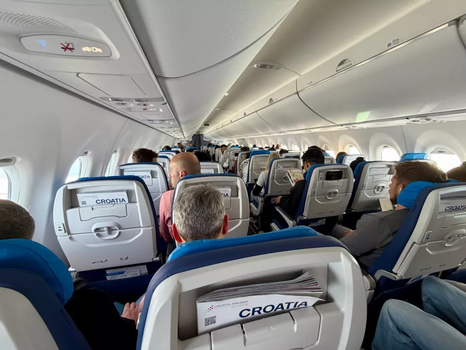 Intérieur de Croatia Airlines