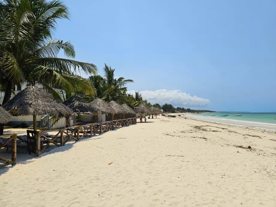 Plage de Pwani Mchangani