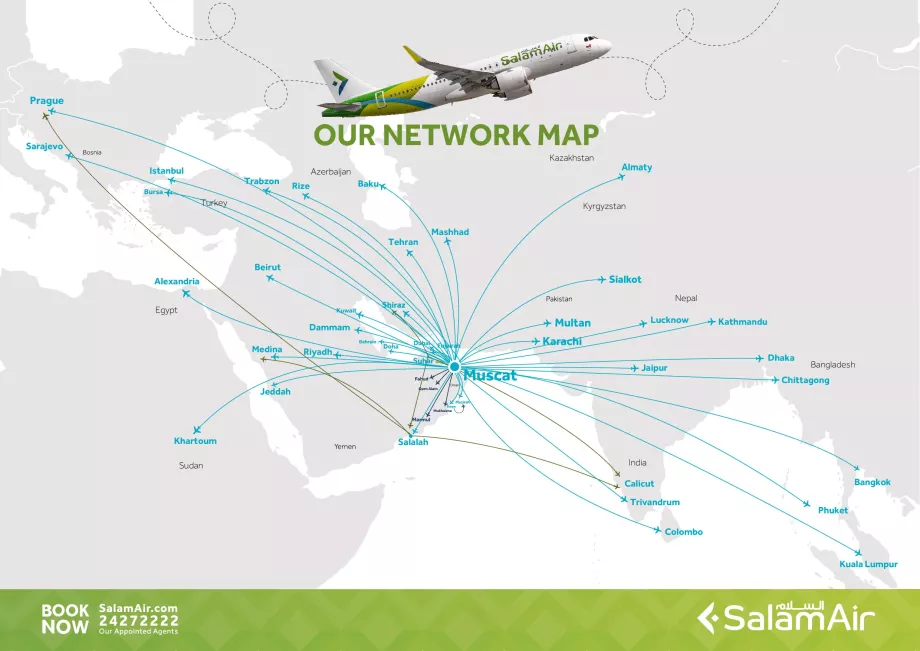 Carte de route de SalamAir